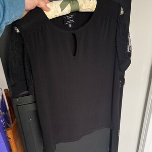 Flower by Drew Black Women's Blouse